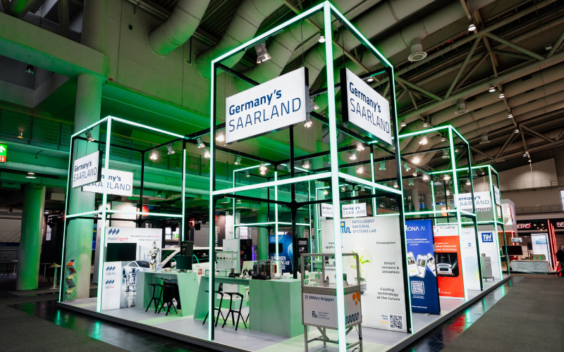 Messestand von Germany's Saarland